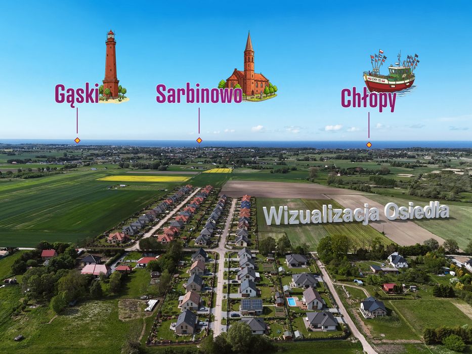 Dzialka budowlana z Warunkami  Zabudowy nad morzem