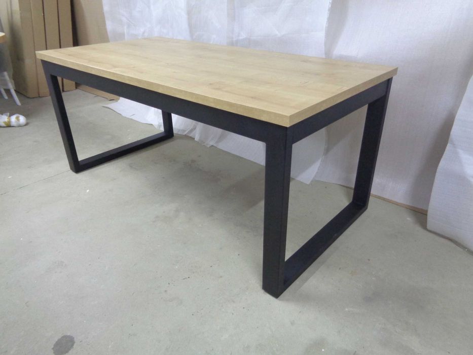 Stół Rozkładany LOFT industrialny 150-250x90 (2x50 Dostawki) EGGER