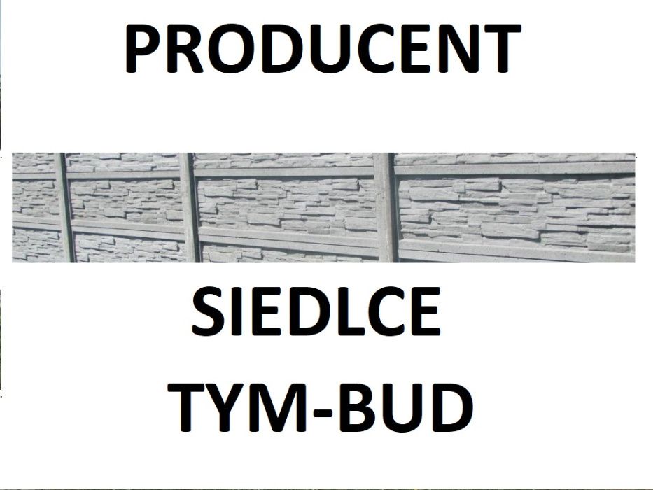 Ogrodzenie Betonowe , płyta 200x50cm Producent