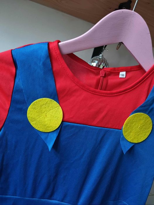 Strój karnawałowy, przebranie halloween, kostium super Mario 130