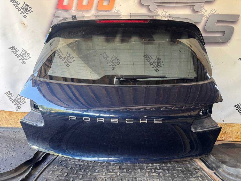 Porsche Macan 14-18 Комплектний зад, ляда, бампер, стопи, підсилювач, вихлопна, обшивка, накладка