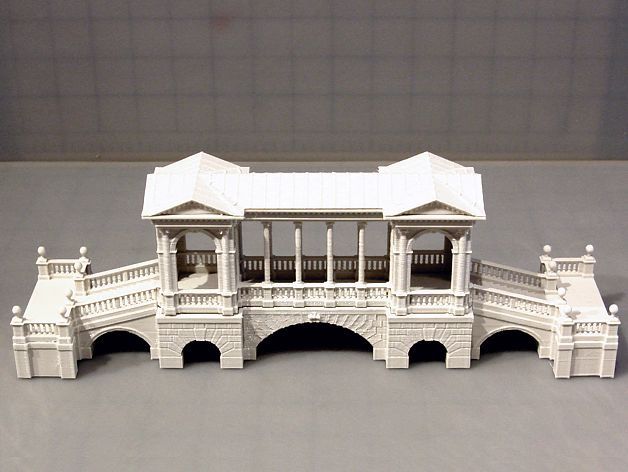 Модель мостового крана для диорамы