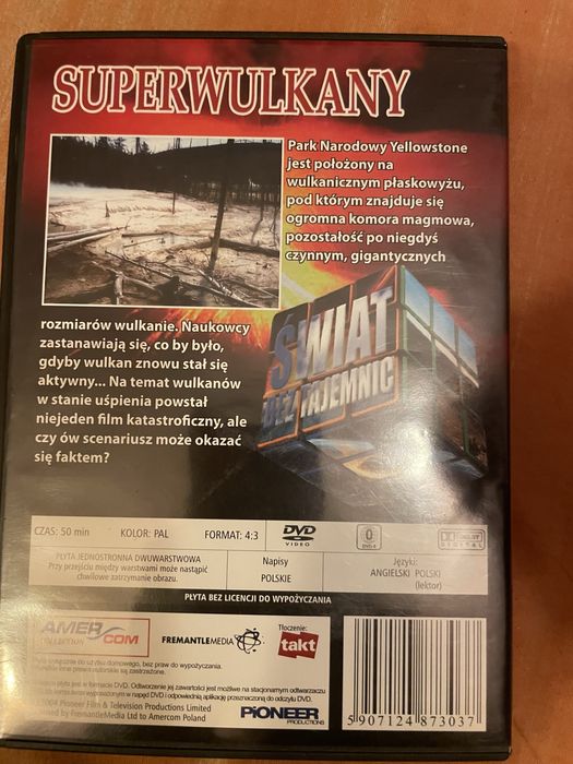 Plyta film dvd Superwulkany