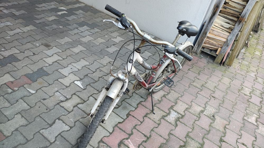 Rower damski czerwony