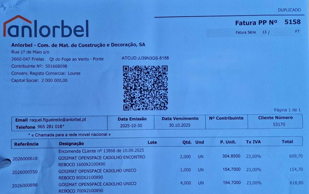 Estrutura para porta de correr - caixilho Gosimat