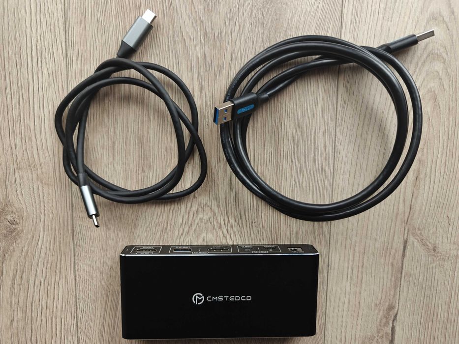 Przełącznik KVM 2 PC USB 3.0 HDMI z Power Delivery 100 W Switch USB-C