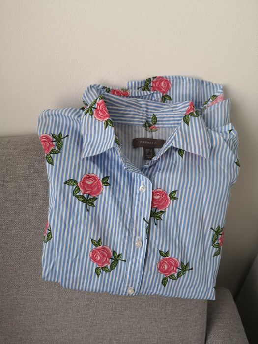 Primark r. 34 (xs) koszula z rozcięciem z tyłu