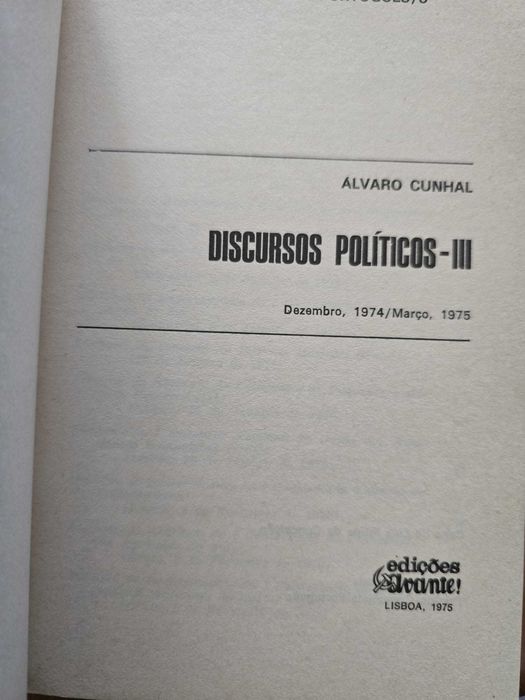 Discursos Políticos (3) - Álvaro Cunhal