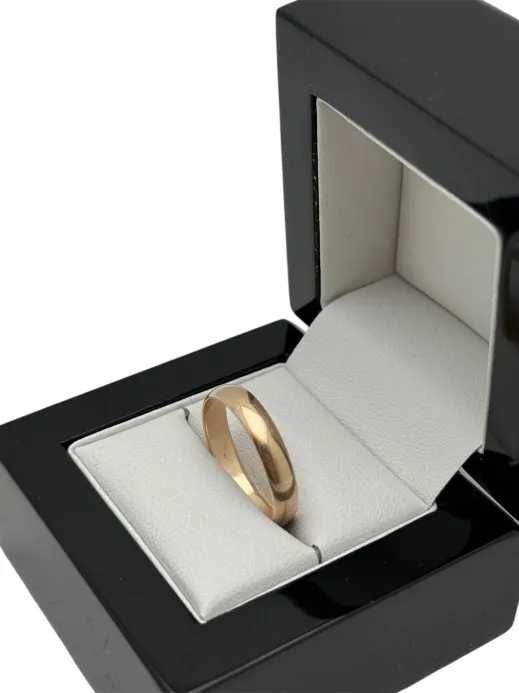 Piękna Złota Obrączka 3,32G P585 14K Rozmiar 22