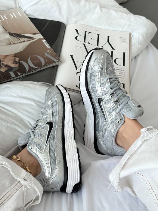 Кросівки Кроссовки Nike P-6000 Silver White Кросовки демісезон