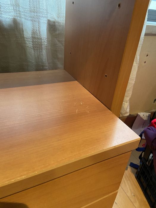 Estante com modulo de gavetas