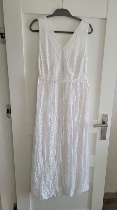 Sukienka ślubna BOHO r. 42