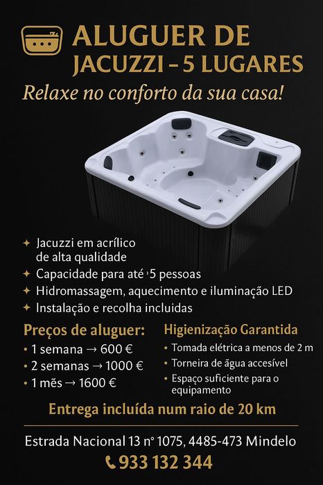 ALUGUER JACUZZI EM CASA