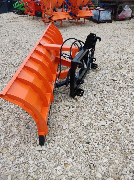 Wysokość 70 cm utwardzana guma pług do śniegu prawo lewo