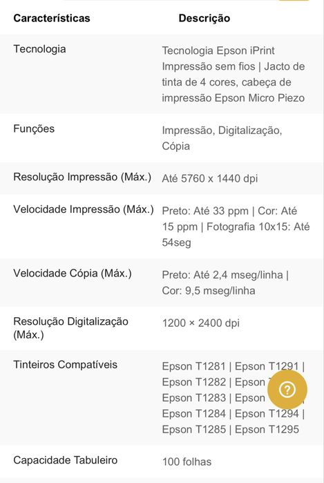 Impressora Epson