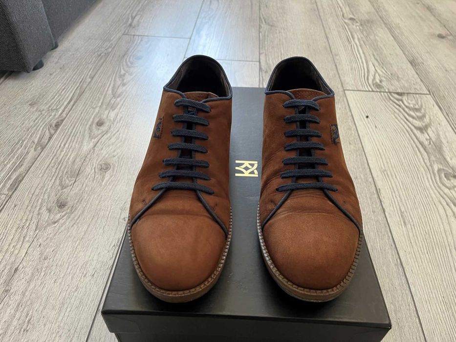 Buty KAZAR męskie nubuk skóra naturalna 41/42 Studniówka