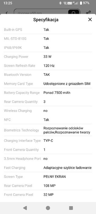 Smartfon 5G CUBOT 11