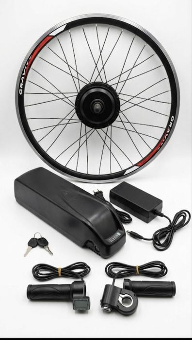 Электронабор 350W / 500W для велосипеда + Аккумулятор 36V в кейсе