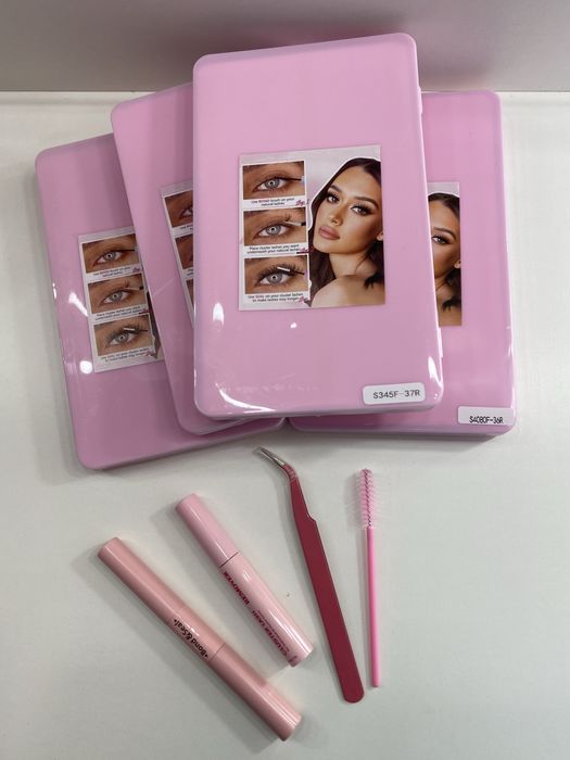 Вії пучками 740 повний набір