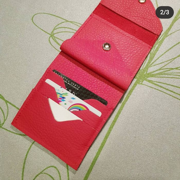 Кожаный кошелек. Шкіряний гаманець.