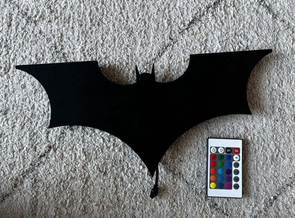 Batman com LEDs decorativo