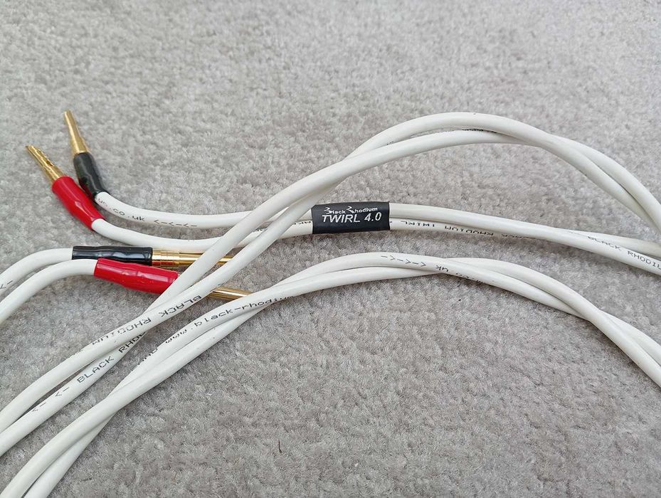 kable głośnikowe Black Rhodium TWIRL 4.0 2x2,5m