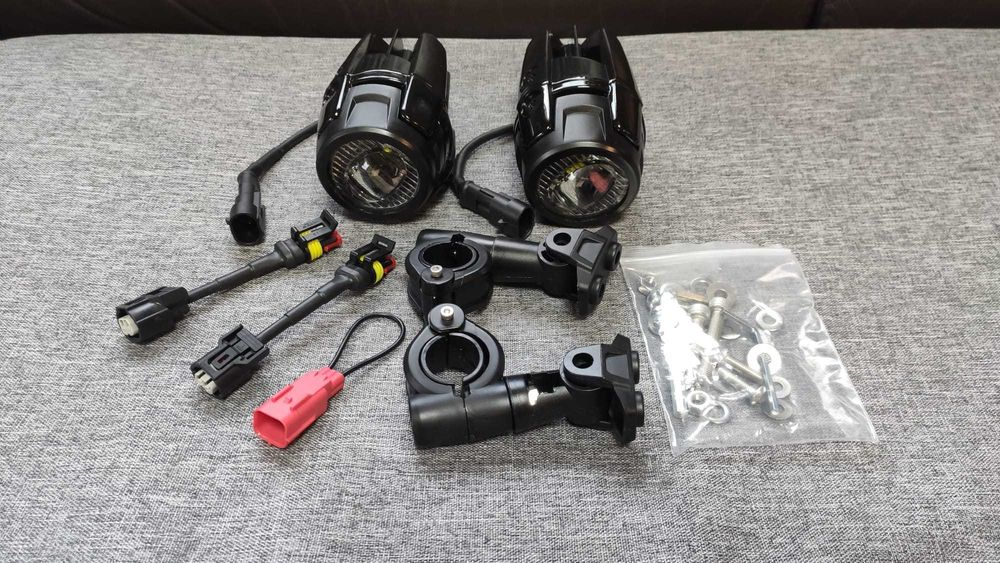 Akcesoryjne oświetlenie LED przeciwmgielne Honda XL750 Transalp  CRF 1100 Africa Twin kable adaptery klucz serwisowy zestaw Plug&Play