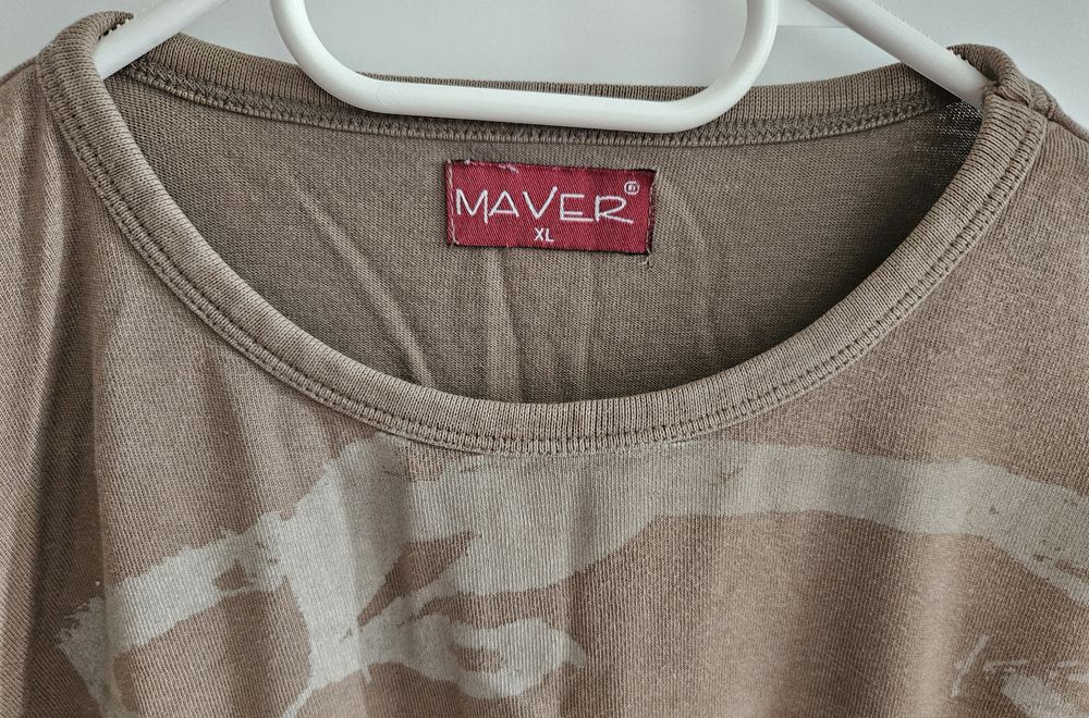 Męska bluzka, koszulka z długim rękawem; XL; Maver; brązowy
Rozmiar: X