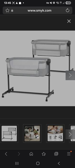 Łóżeczko dostawne  Kinderkraft neste up 2