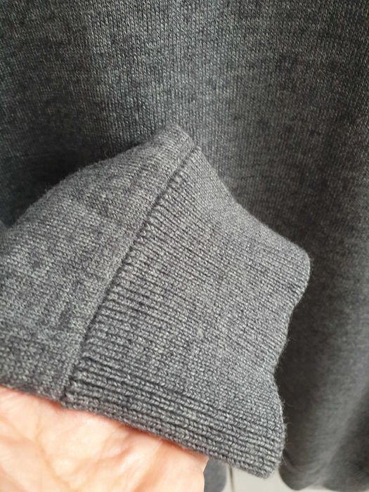 Szary wełniany sweter Matinique S M męski slim fit