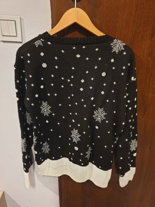 Sweter świąteczny unisex M renifer