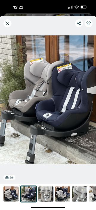 Автокрісло Cybex Sirona M2 i-Size з Базою M2