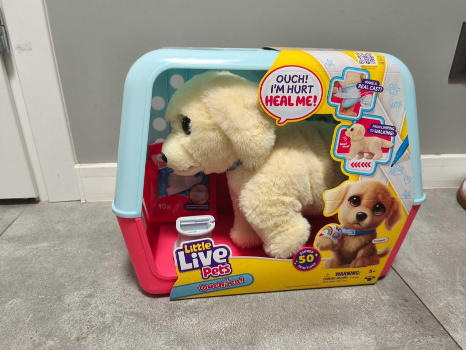 Little Live Pets Pies Ouchies nowy Piesek interaktywny Cooper