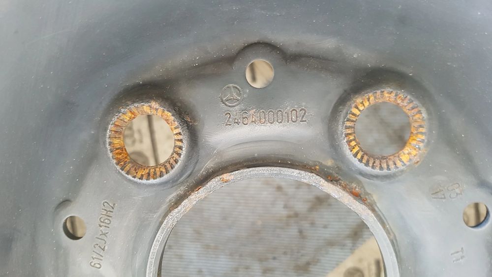 felgi czujniki tmps mercedes 5x112 et49 6,5jx16 mercedes a b c kalssa