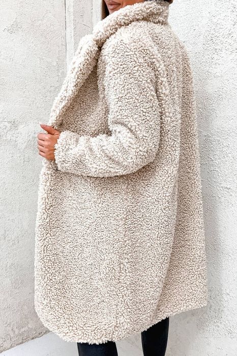 Płaszcz Zara baranek XXL duży