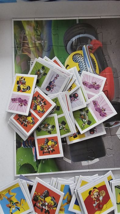 Pack jogos Mickey puzzle + memoria + domino