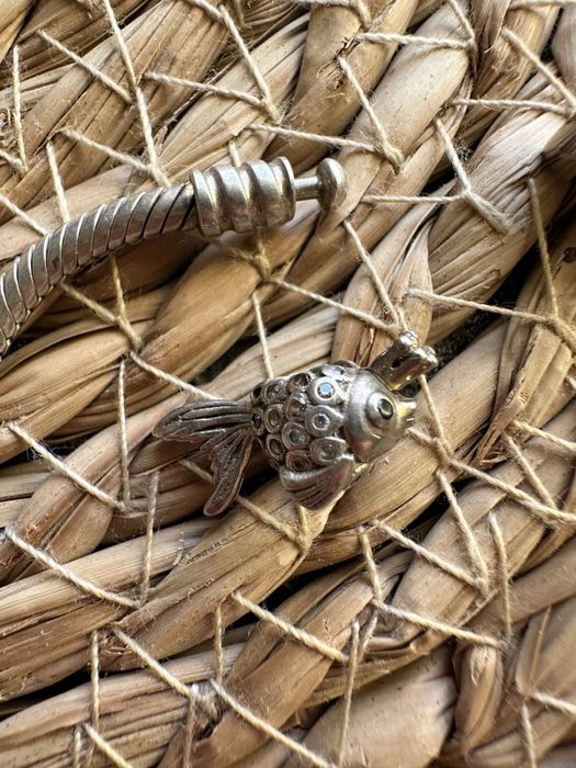 Браслет pandora с шариками.серебро 925