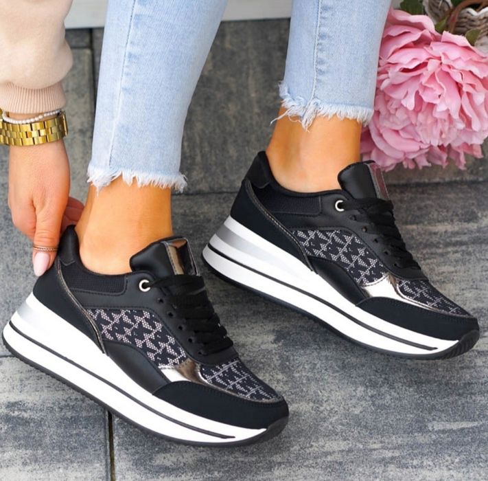 36 37 38 adidasy 39 40 41 sneakersy z orientem na grubej platformie