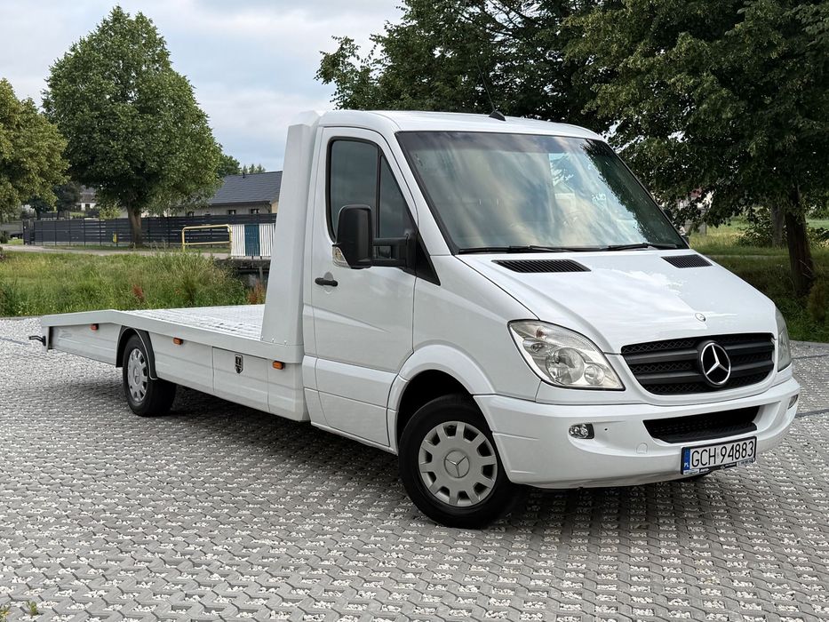 Mercedes-Benz Sprinter  3.0 CDI V6 190KM Automat Tempomat Klima Pomoc drogowa HAK 3,5T Idealny