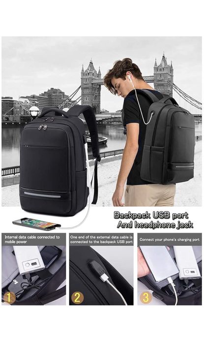 Mochila para computador portátil 17 polegadas