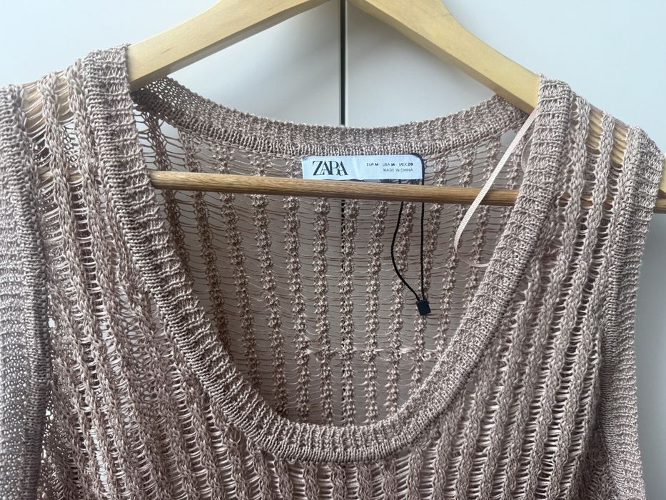 Zara narzuta siateczkowana