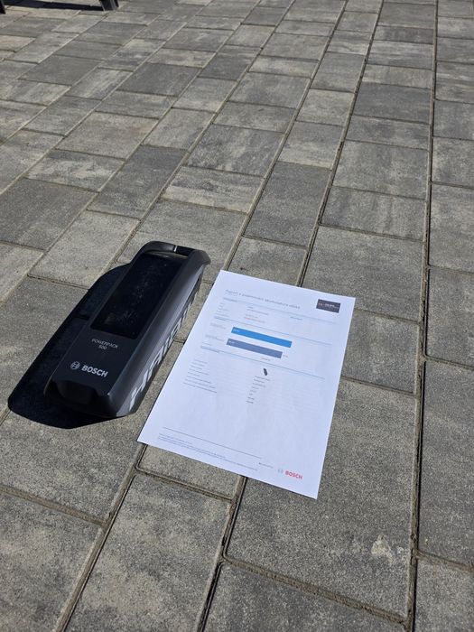 Bateria Akumulator BOSCH POWERPACK 500Wh na rame 120 cykli 90% sprawno