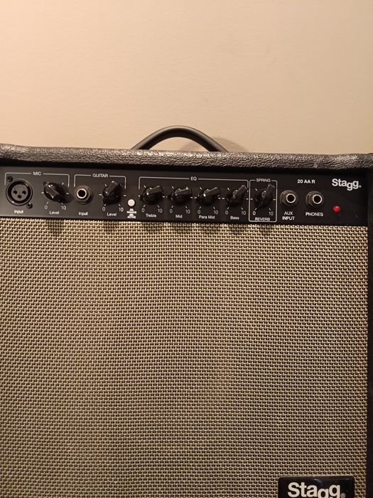 Amp Guitarra Acústica Stagg 20 AA R