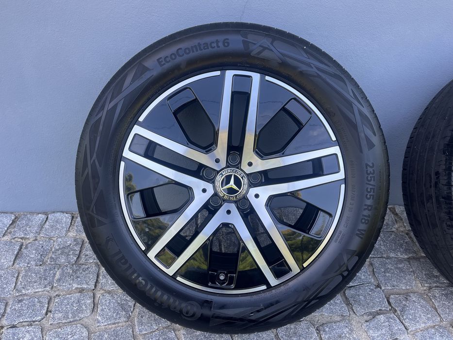 4 Jantes 18 Mercedes 5x112 Originais - Com 4 Pneus 235/55R18