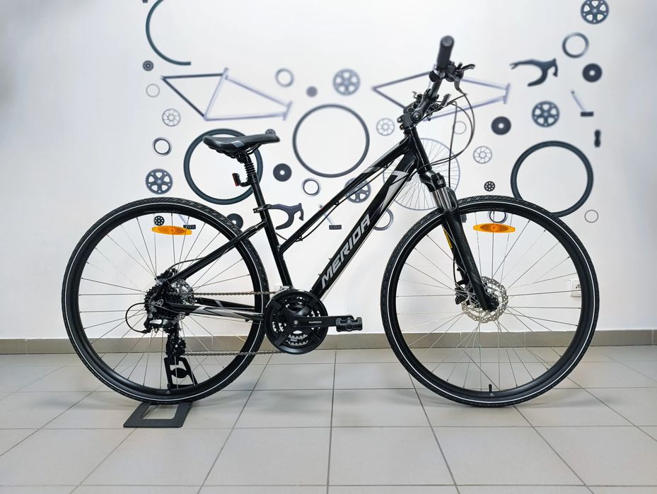 Rower crossowy damski Merida Crossway Lady 15 black rozm.XS/42cm