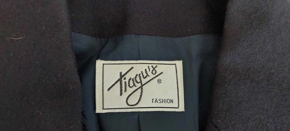 Blazer em lã, azul marinho, da Tiagu's, 38