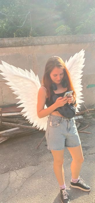 Крылья ангела для фотосессии напрокат