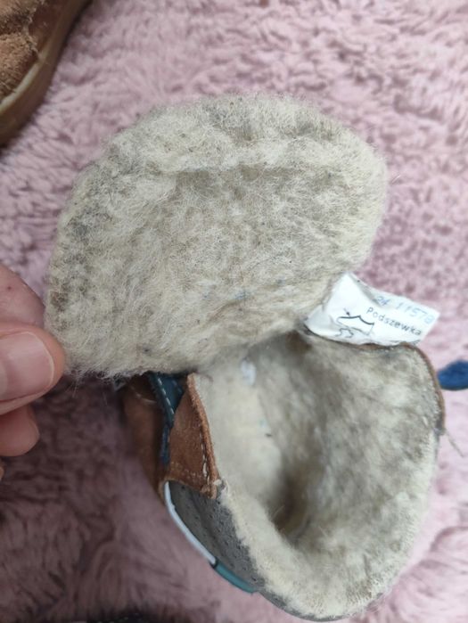 Buty zimowe chłopięce skórzane Bartek rozmiar 24