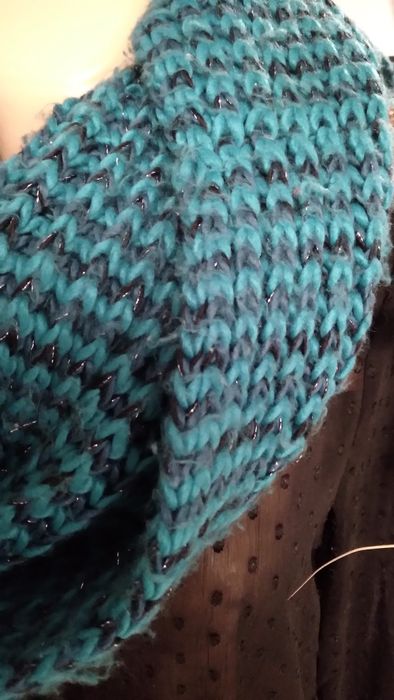 Gruby , ciepły komin , szal -Pieces