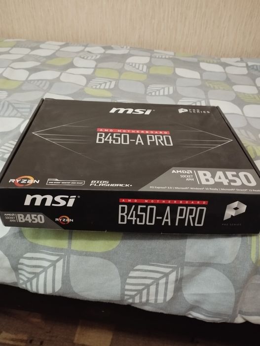 Материнская плата MSI B450